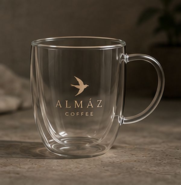 Caneca Dupla de Vidro